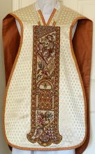 White Roman Vestment 8914